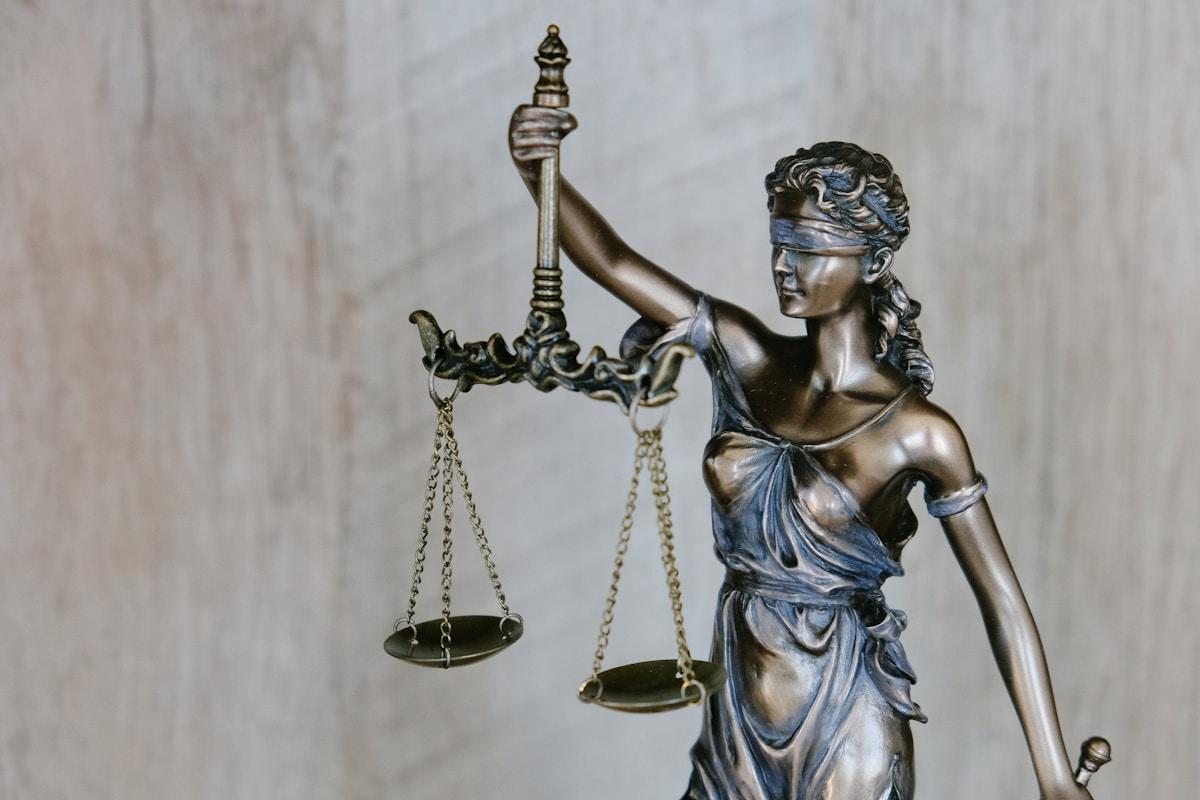 Courtroom setting for expert witness testimony