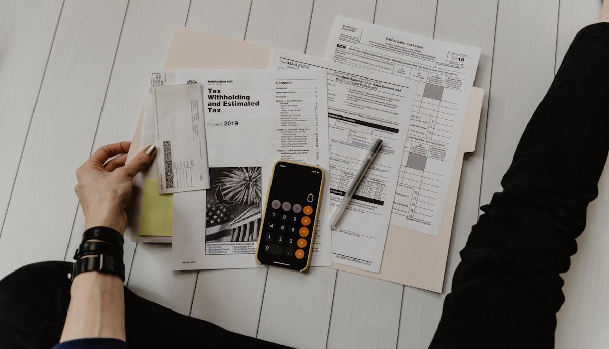 Financial documents under review for forensic accounting